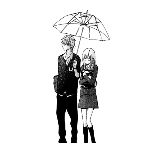 500x463 Under The Umbrella Via Tumblr On We Heart It - Umbrella Drawing Tumblr