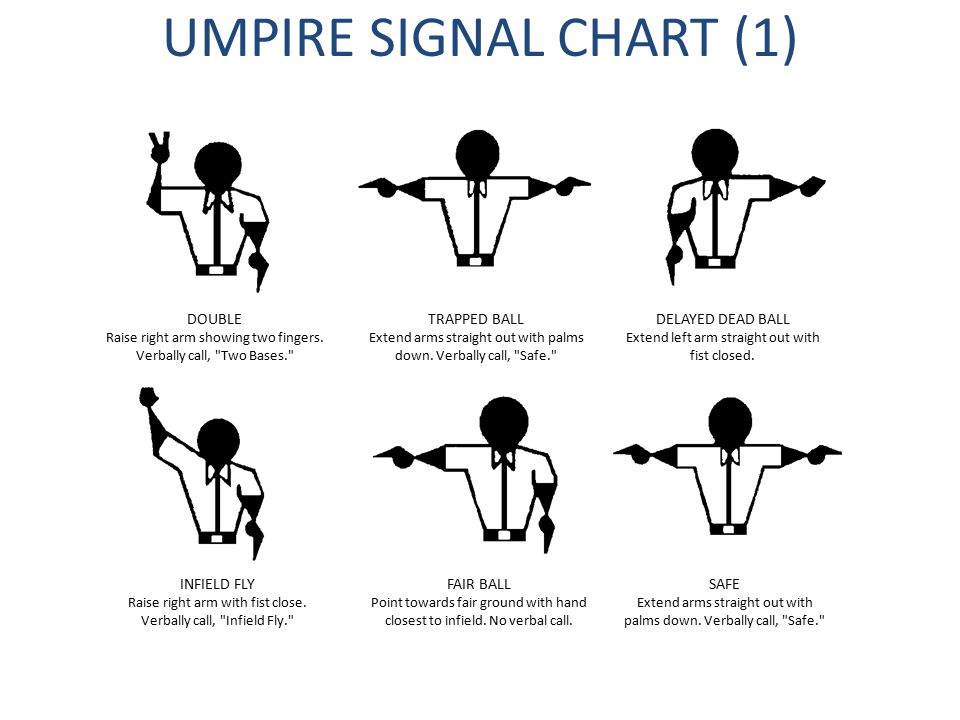 960x720 Umpire Signal Chart - Umpire Drawing