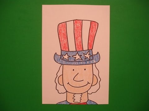 480x360 let's draw uncle sam! - Uncle Drawing