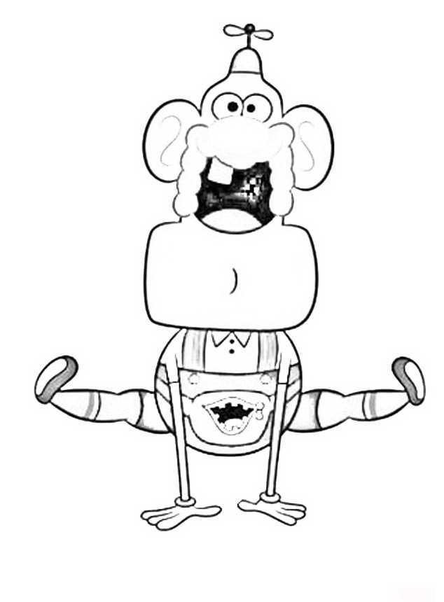 634x860 wallykazam coloring pages unique uncle grandpa coloring pages - Uncle Grandpa Drawing