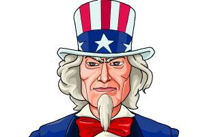 300x200 how to draw uncle sam - Uncle Sam Drawing