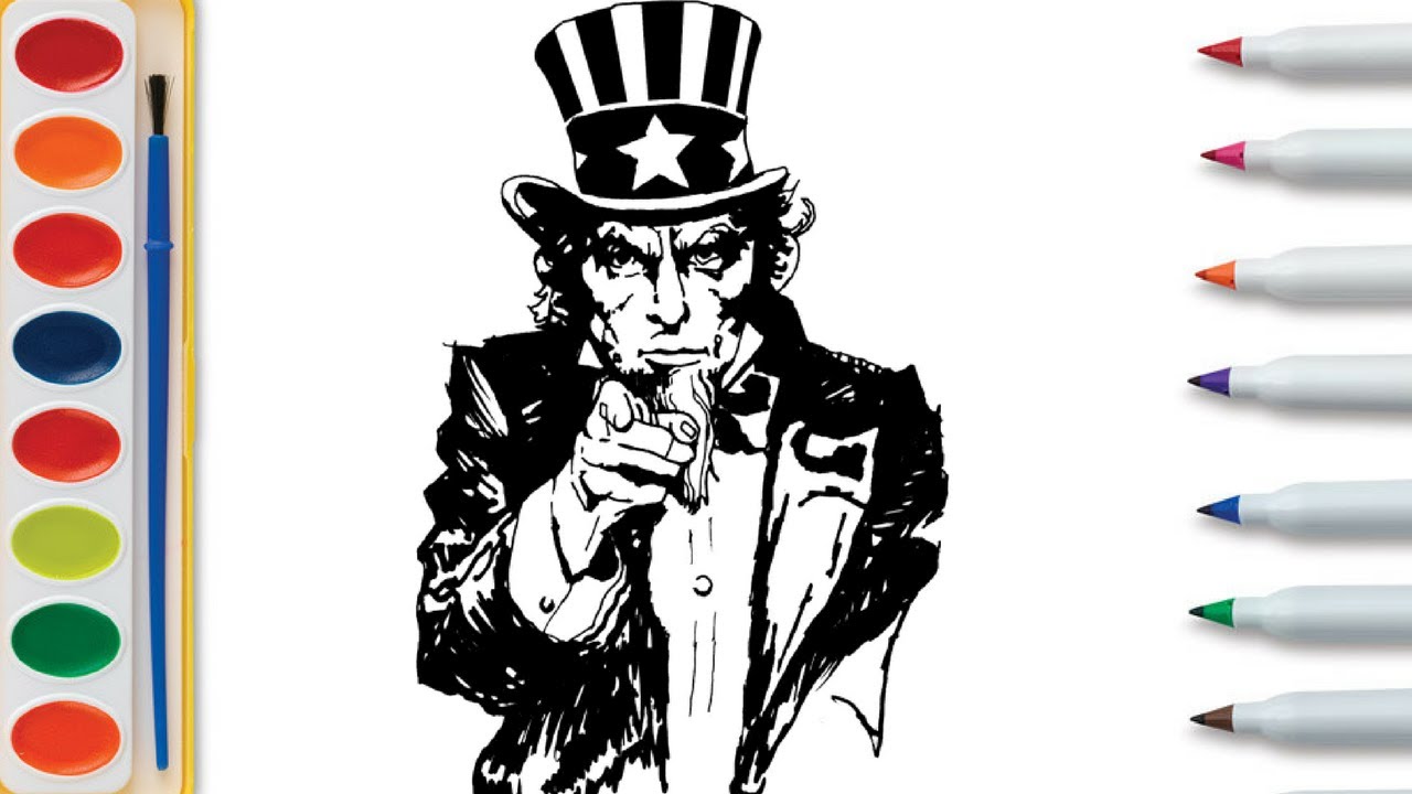 Uncle Sam Drawing at PaintingValley.com | Explore collection of Uncle ...