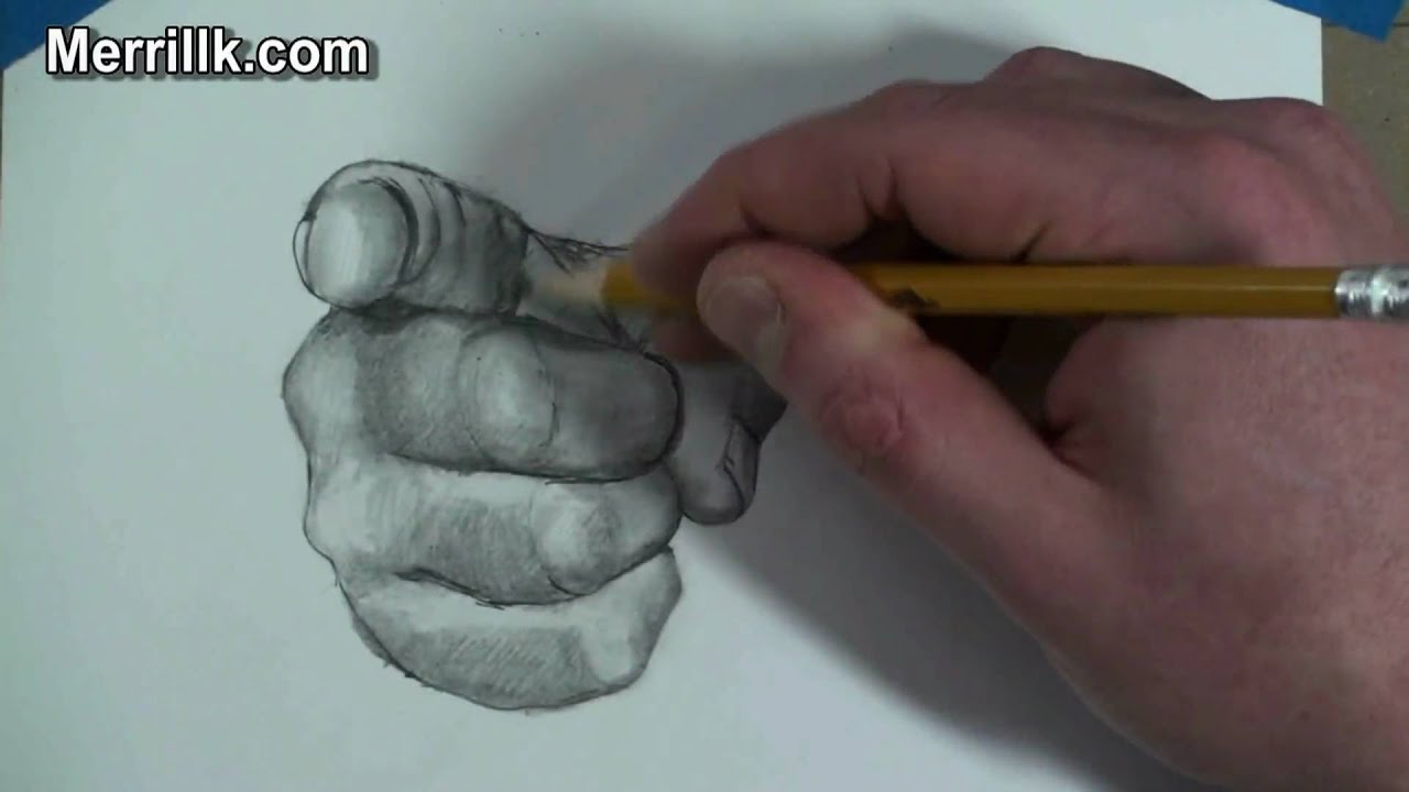 1280x720 How To Draw The Hand Step - Uncle Sam Full Body Drawing