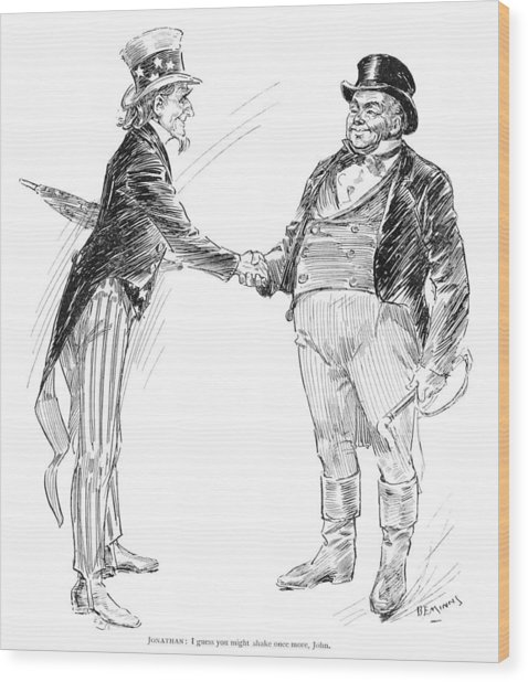 478x618 john bull and uncle sam shake hands drawing - Uncle Sam Full Body Drawing