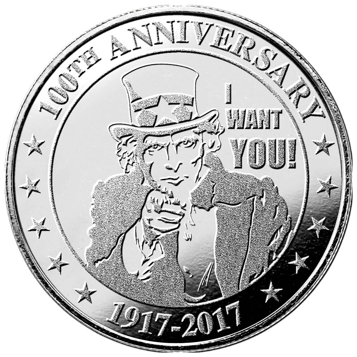 1200x1200 highland mint uncle sam i want you anniversary oz silver - Uncle Sam Full Body Drawing