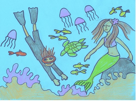 460x345 hawaii state public library systemunder the sea kids art class - Under Sea Pictures For Drawing