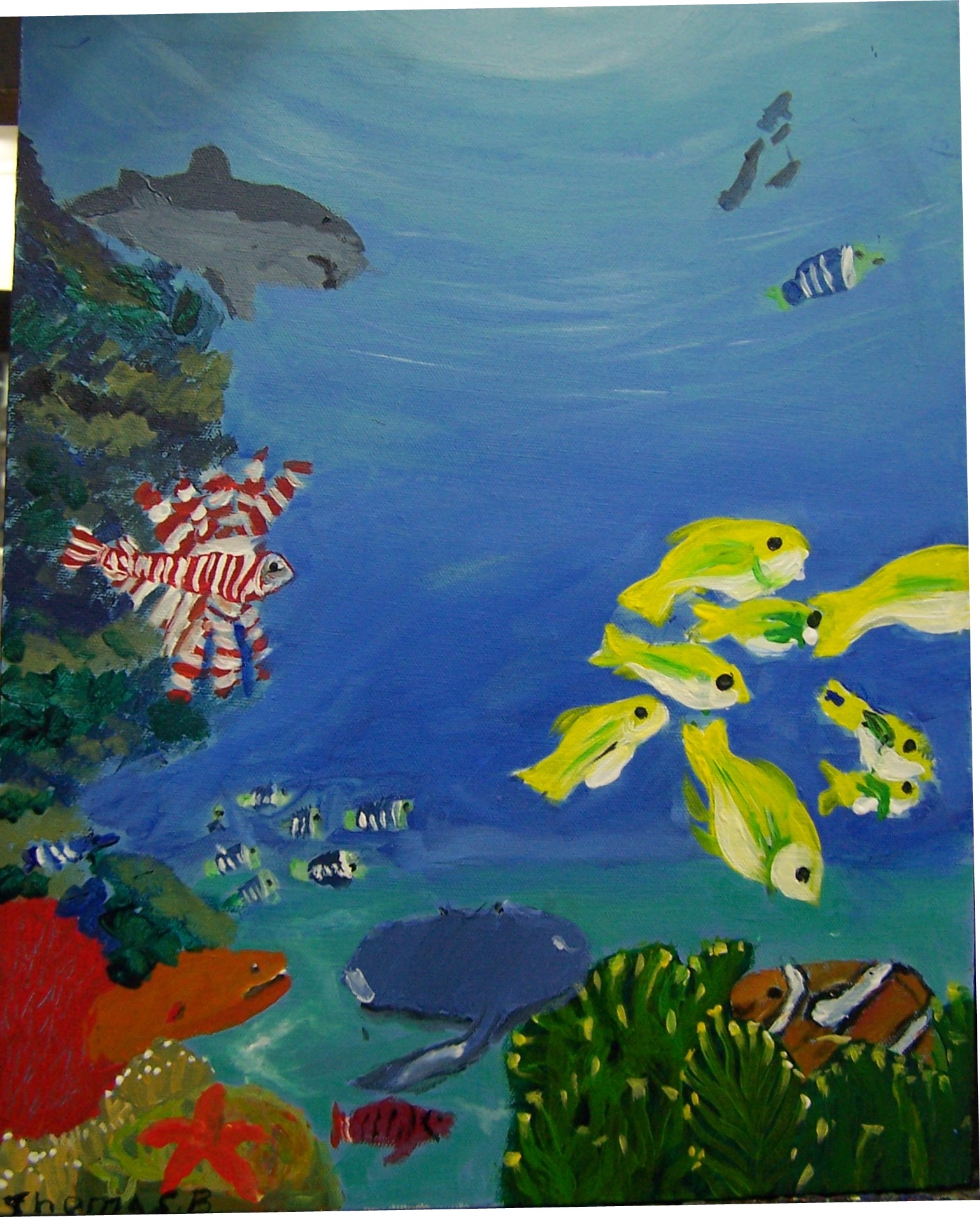 1539x1912 Under The Sea - Under Sea Pictures For Drawing