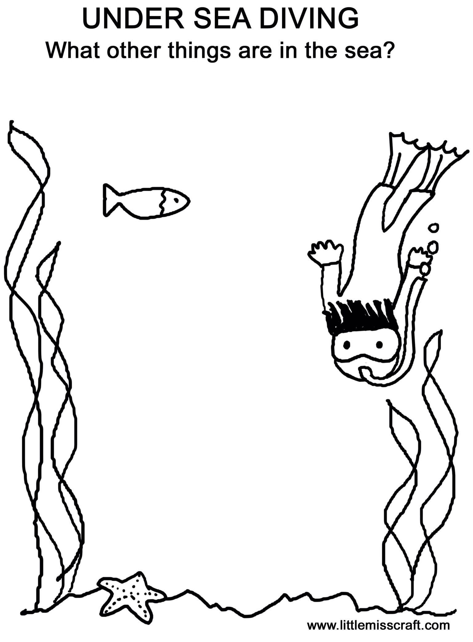 1536x2085 Under The Sea - Under Sea Pictures For Drawing