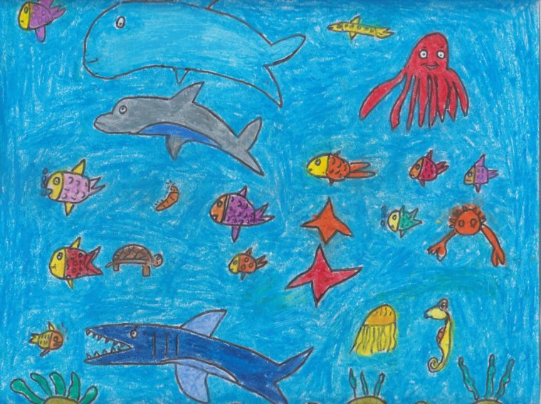 Under The Ocean Drawing at PaintingValley.com | Explore collection of ...