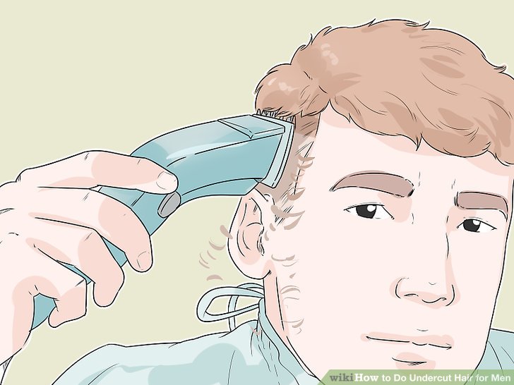 728x546 How To Do Undercut Hair For Men - Undercut Drawing