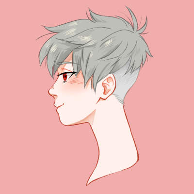 400x400 Resultado De Imagem Para Anime Boy With Pink Undercut Desenhos - Undercut Drawing