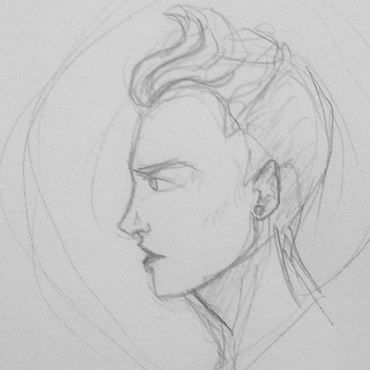 750x750 Undercut Beth Barnett - Undercut Drawing