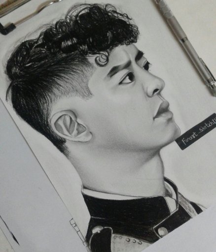 438x512 Fanart - Undercut Drawing