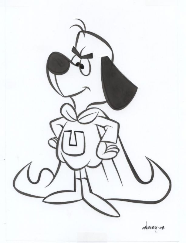 613x800 underdog many moons ago cartoons, saturday morning - Underdog Drawing