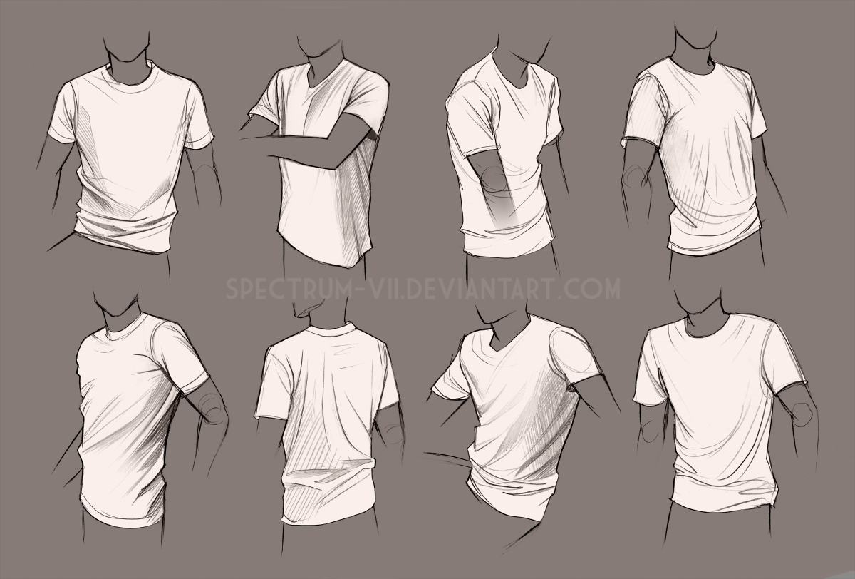 1200x812 Shirt Drawing Reference - Undershirt Drawing