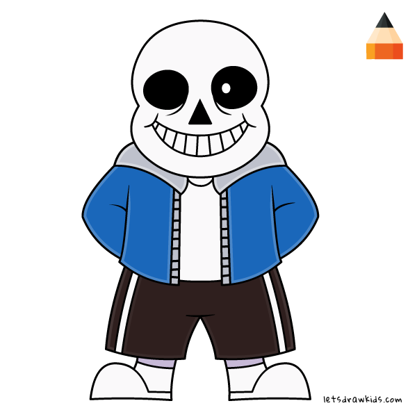 600x600 How To Draw Sans - Undertale Drawings