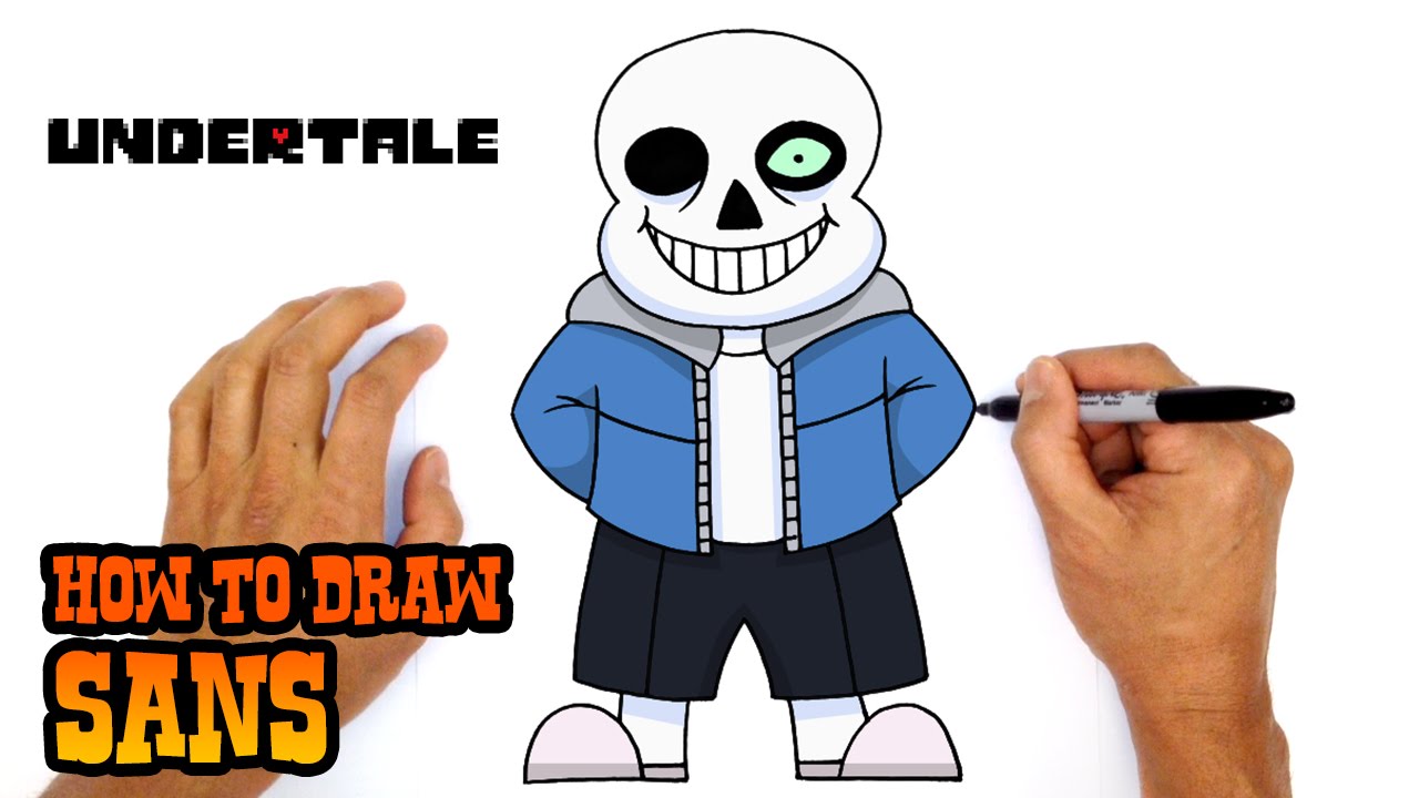 1280x720 How To Draw Sans Undertale - Undertale Drawings