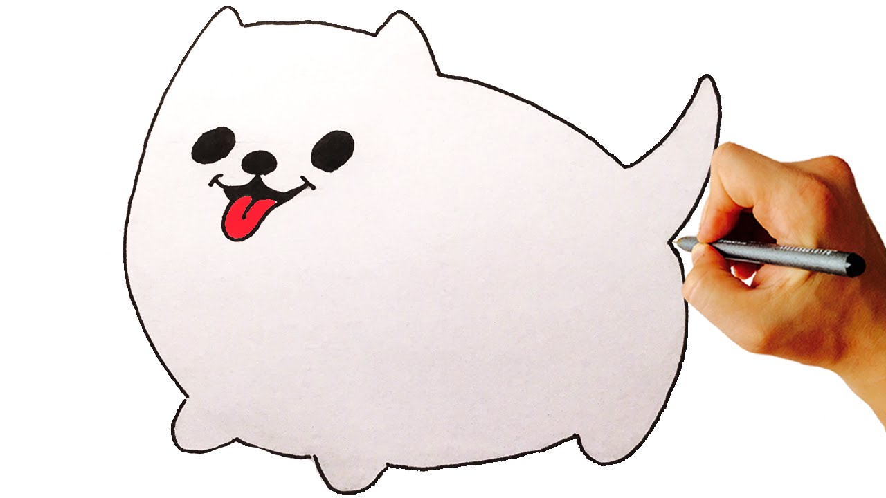 1280x720 How To Draw Annoying Dog From Undertale Drawing - Undertale Drawings