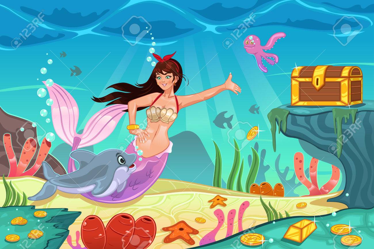 1300x866 underwater clipart animated - Underwater Cartoon Drawing