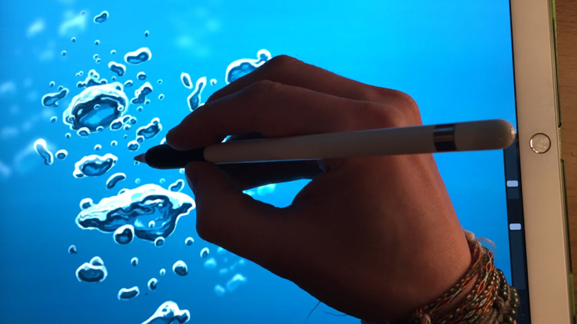 1920x1080 how to draw bubbles underwater - Underwater Drawing
