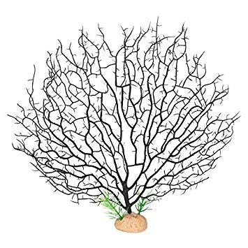 355x355 Sri Artificial Plastic Coral Tree Aquarium Decoration Underwater - Underwater Plants Drawing