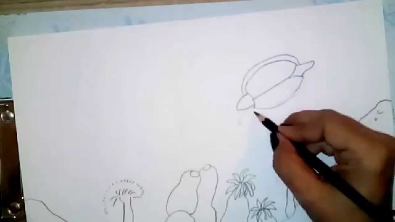 1280x720 How To Draw An Underwater Scene For Kids - Underwater Scene Drawing