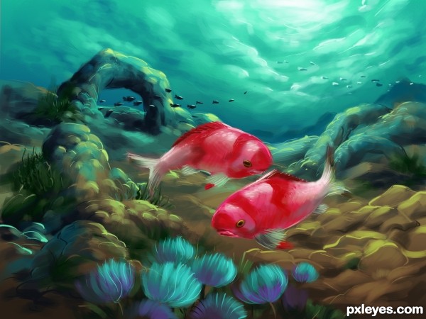 600x450 Underwater Scene Drawing Contest - Underwater Scene Drawing