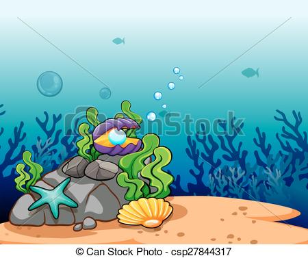 450x377 underwater scene view of an underwater scene - Underwater Scene Drawing