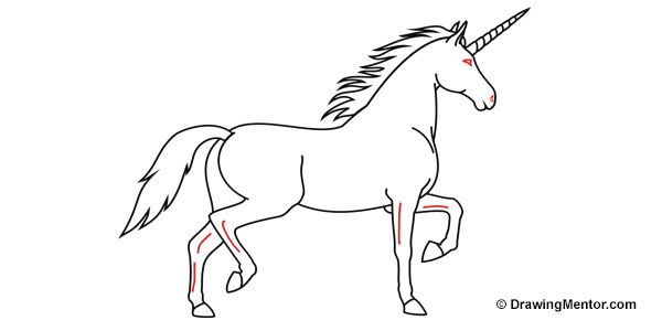 600x300 How To Draw A Unicorn Tutorial - Unicorn Drawing