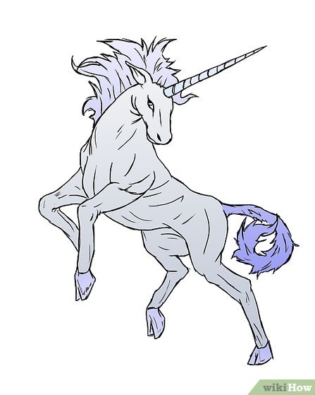 447x559 Ways To Draw A Unicorn - Unicorn Drawing