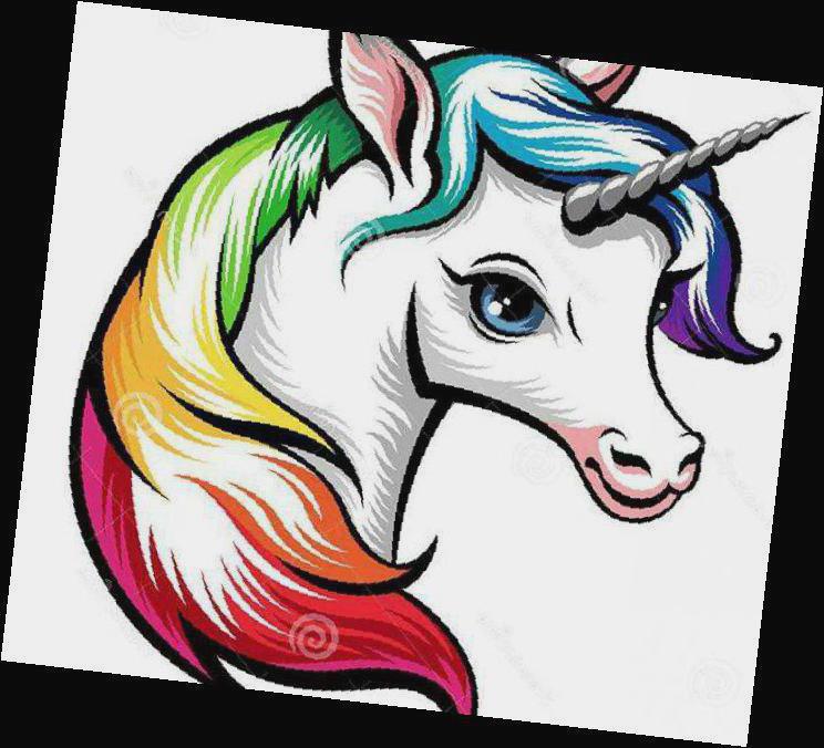 Unicorn color pencil drawing - gamegulf