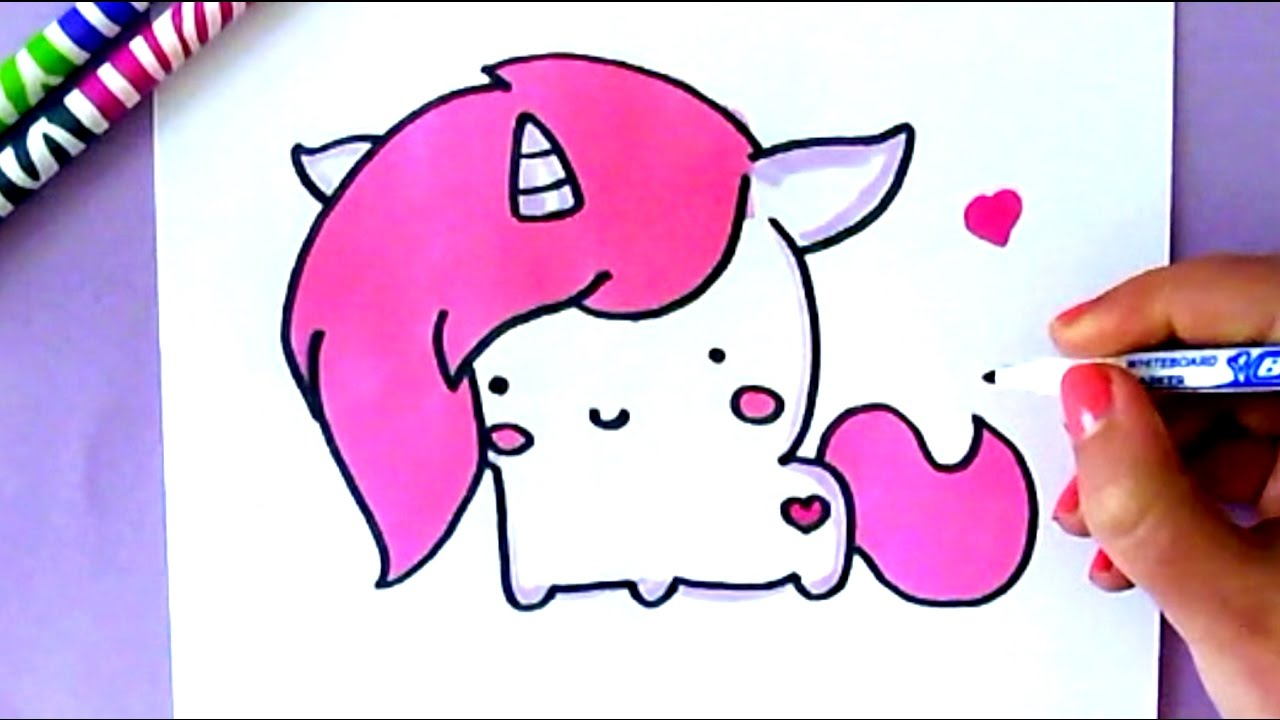 1280x720 How To Draw A Unicorn - Unicorn Drawing Easy