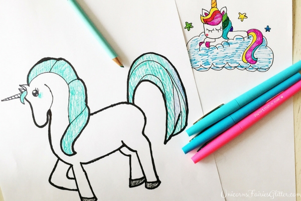 600x400 How To Draw A Unicorn - Unicorn Drawing For Kids