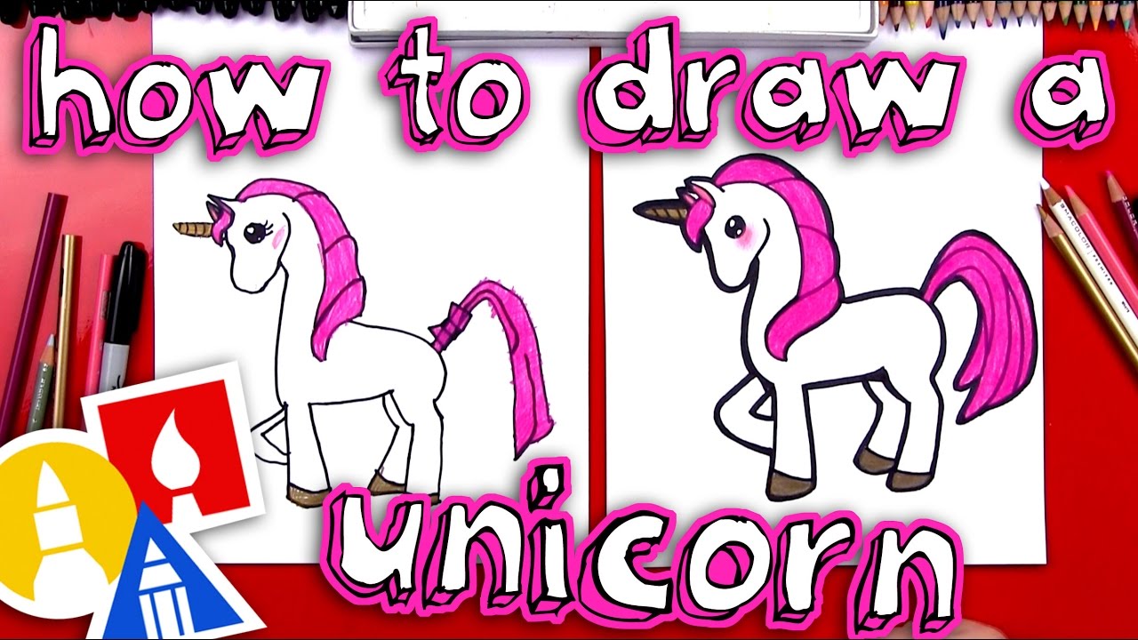 1280x720 How To Draw A Cute Unicorn - Unicorn Drawing For Kids