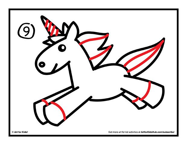 620x479 how to draw a unicorn for kids littles unicorn drawing, easy - Unicorn Drawing For Kids
