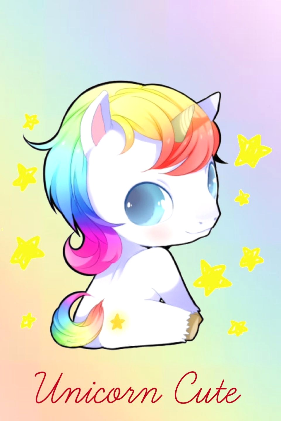 960x1440 Cute Unicorn Drawing - Unicorn Drawing Images