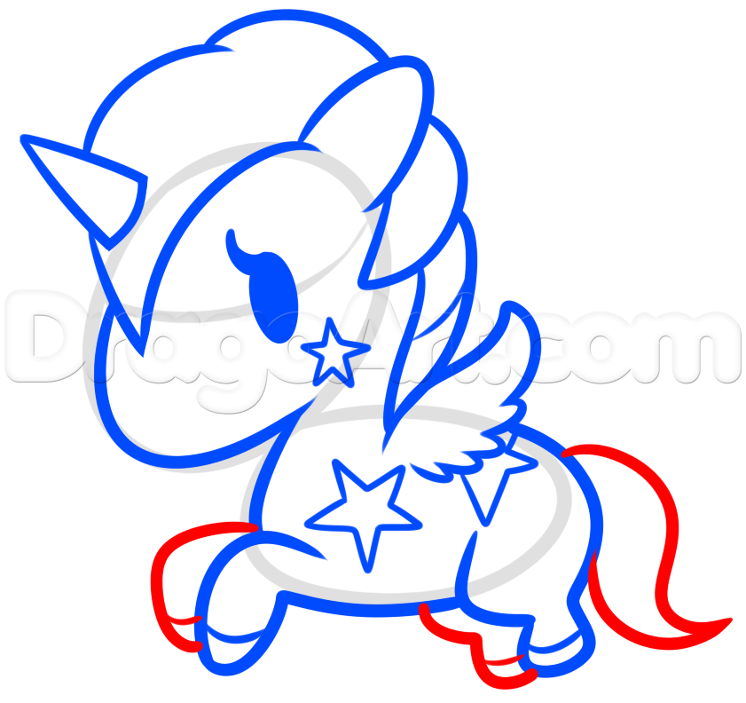 841x792 How To Draw Hello Kitty Unicorn, Step - Unicorn Drawing Images