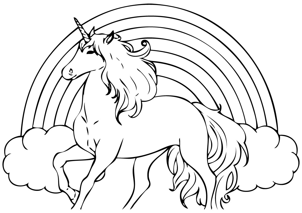 1200x848 Unicorn Drawing Pages On Coloring Page - Unicorn Drawing Images
