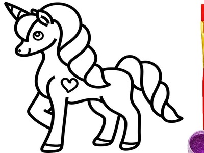 400x300 unicorn pictures for kids to draw easy unicorn drawing - Unicorn Drawing Images