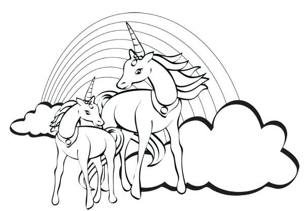 600x417 Unicorns Coloring Pages Unicorn Drawings To Color Are - Unicorn Drawing Pages