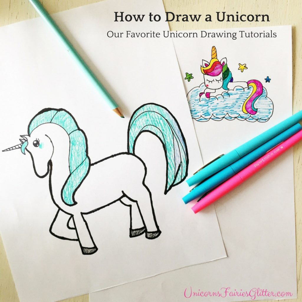 1024x1024 How To Draw A Unicorn - Unicorn Drawing Pictures