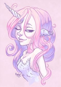 236x338 Image Result For How To Draw A Unicorn Girl Things To Make My - Unicorn Girl Drawing
