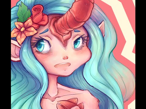 480x360 Unicorn Girl Drawing - Unicorn Girl Drawing