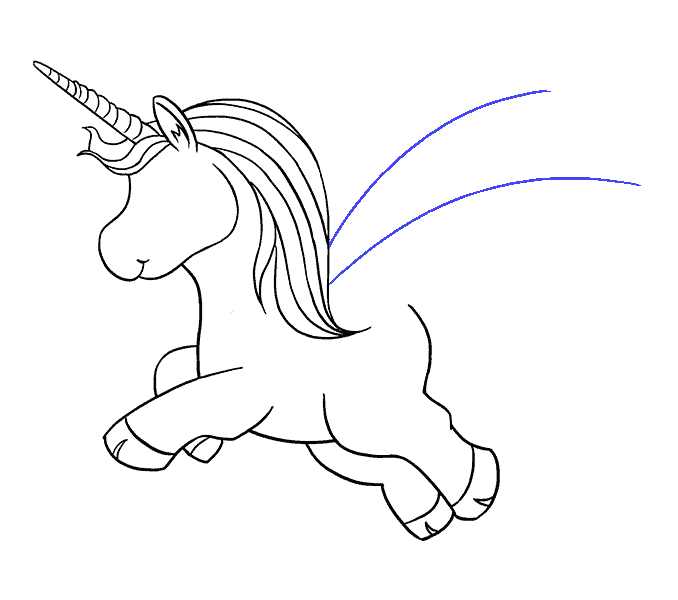 678x600 How To Draw A Unicorn In A Few Easy Steps Easy Drawing Guides - Unicorn Head Drawing Easy
