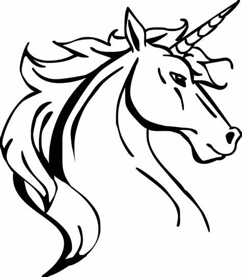 474x541 Unicorn Head Drawing Easy Gtgt - Unicorn Head Drawing Easy
