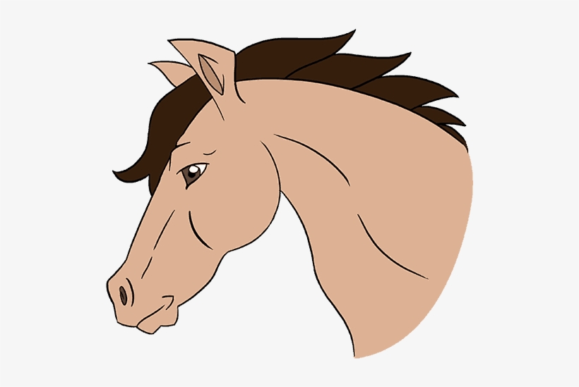 820x549 Vector Black And White Head Drawing Easy At Getdrawings - Unicorn Head Drawing Easy