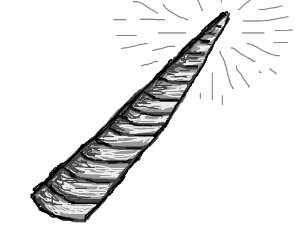 300x250 horn of unicorn! drawing - Unicorn Horn Drawing
