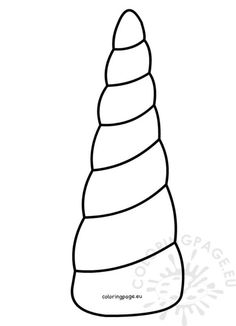 236x326 image result for unicorn horn and ears template templates - Unicorn Horn Drawing