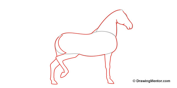 600x300 How To Draw A Unicorn Tutorial - Unicorn Line Drawing