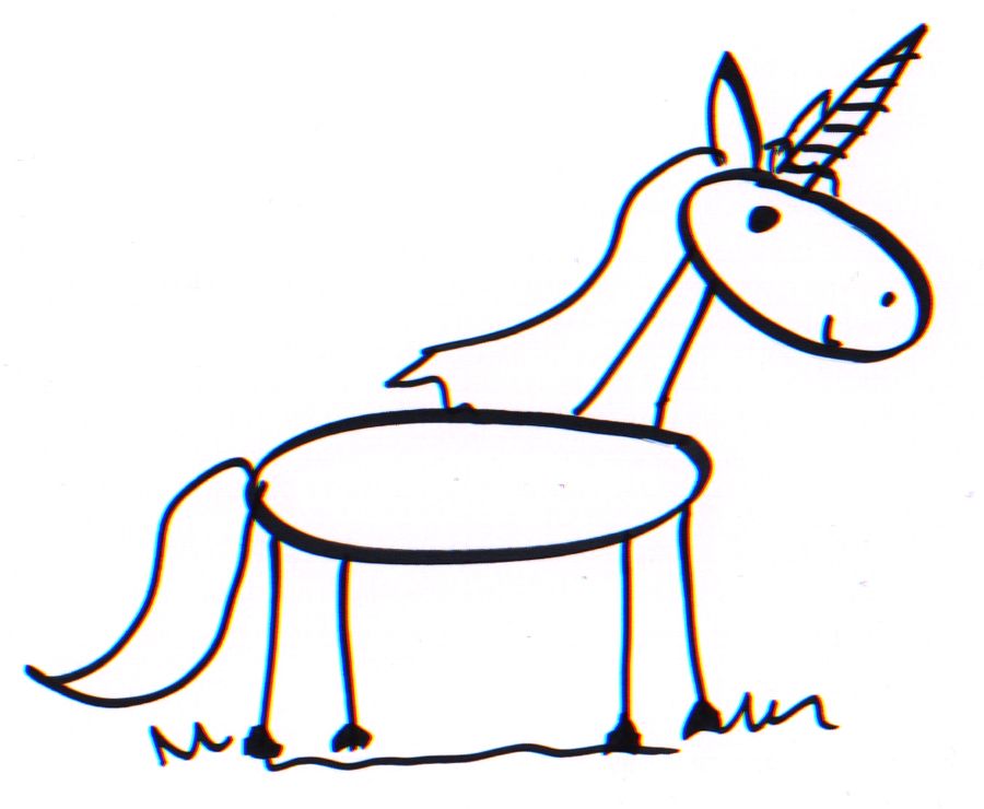 900x740 How To Draw A Simple Unicorn Step En - Unicorn Simple Drawing